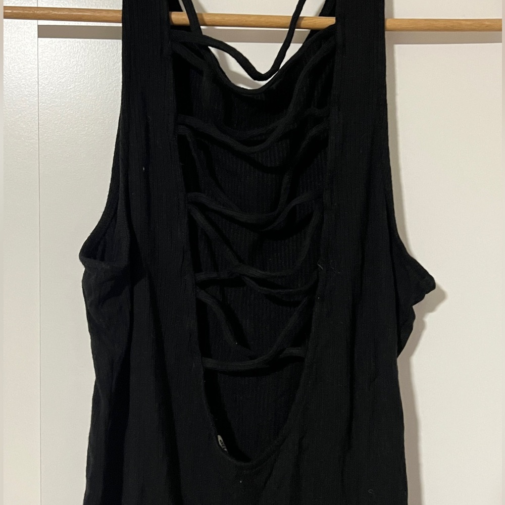 Victoria secret pink bodysuit, black, size medium, sexy back